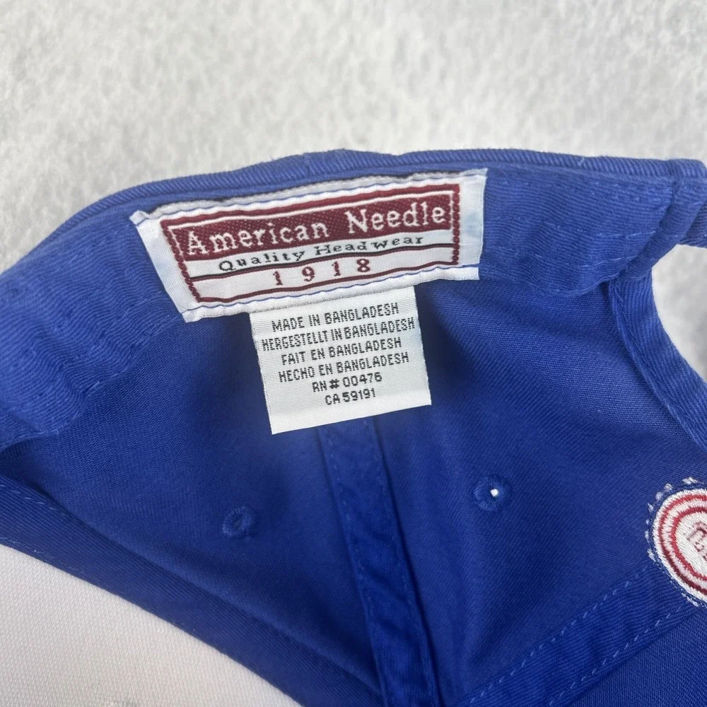 MLB American Needle Chicago Cubs Adjustable Hat‎ Red/Blue